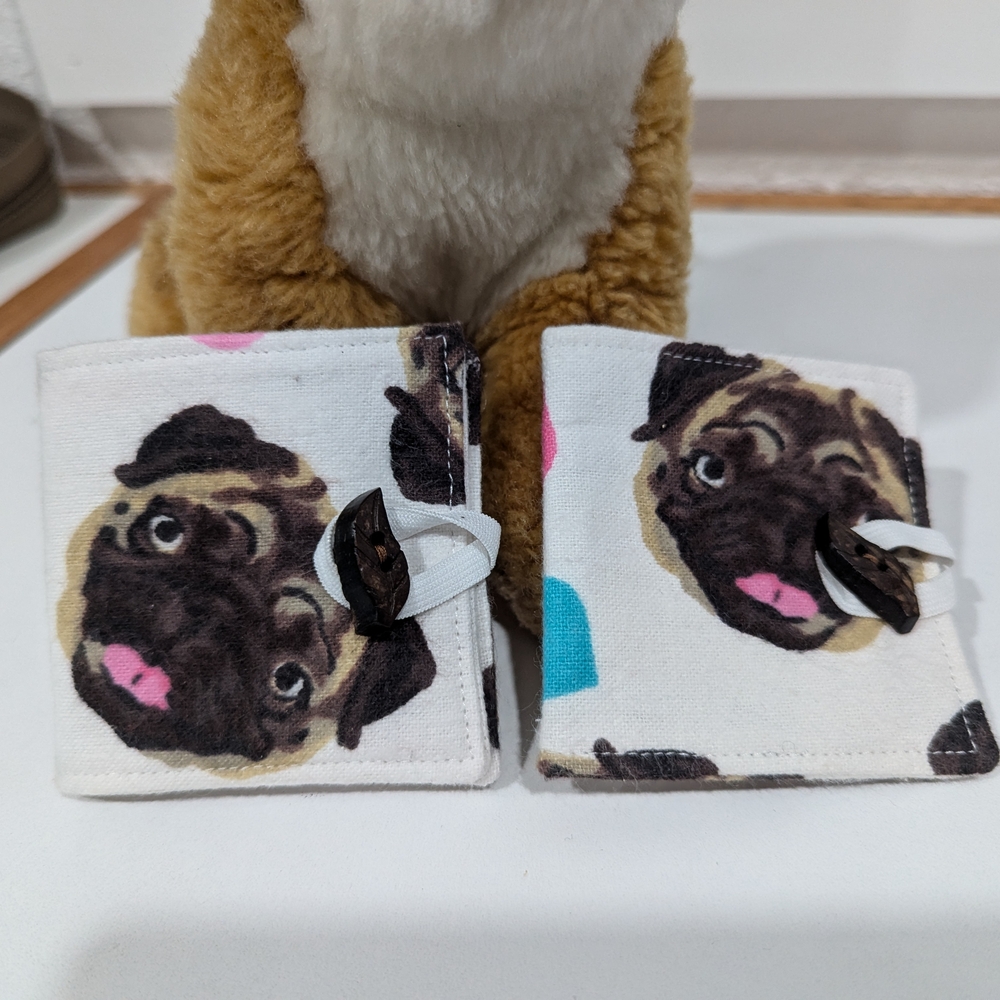 Pug Print Purse/Jewelry Organizer